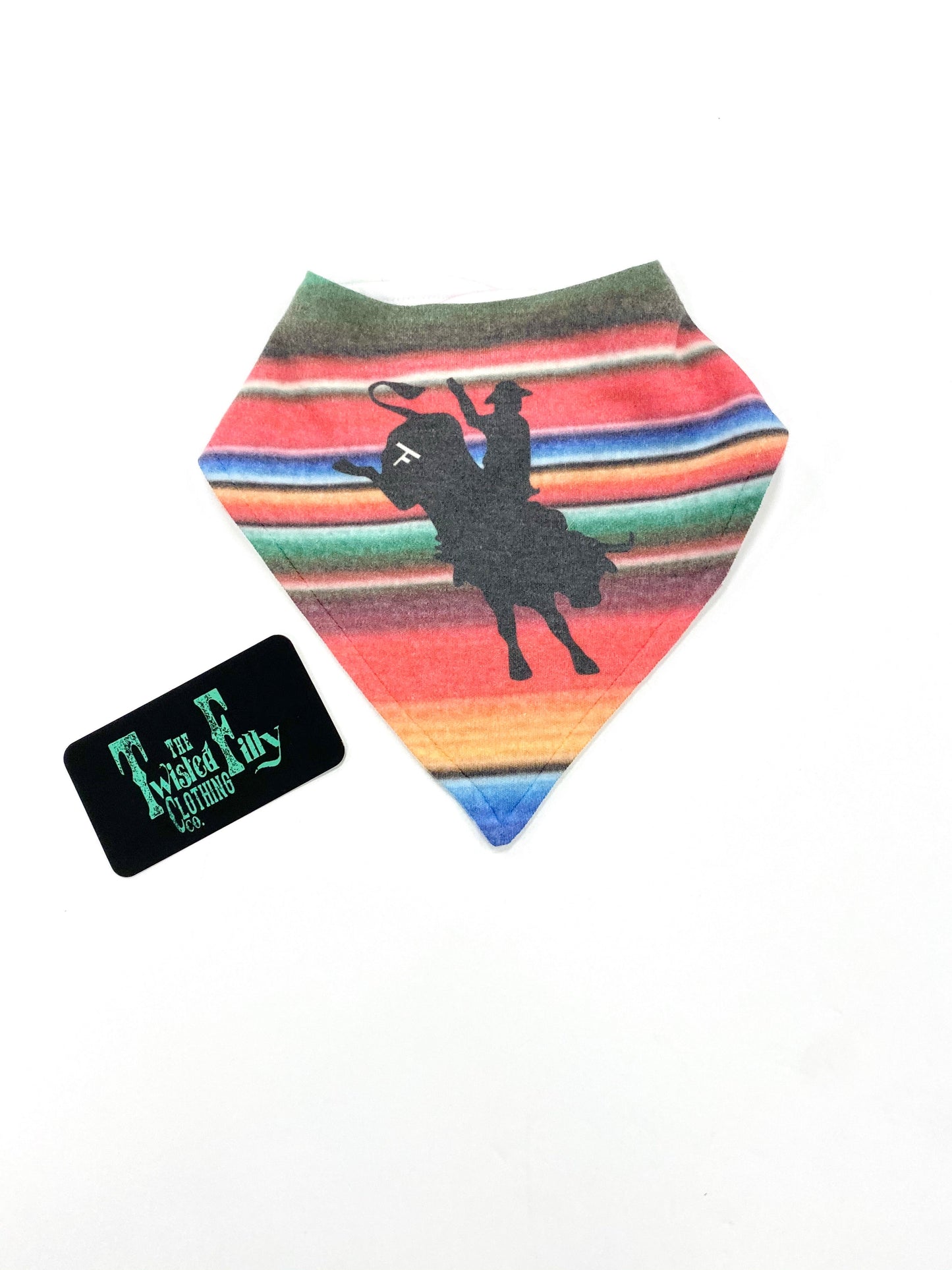 Infant Bib - Serape Bucking Bull - Bull Rider (3pcs)