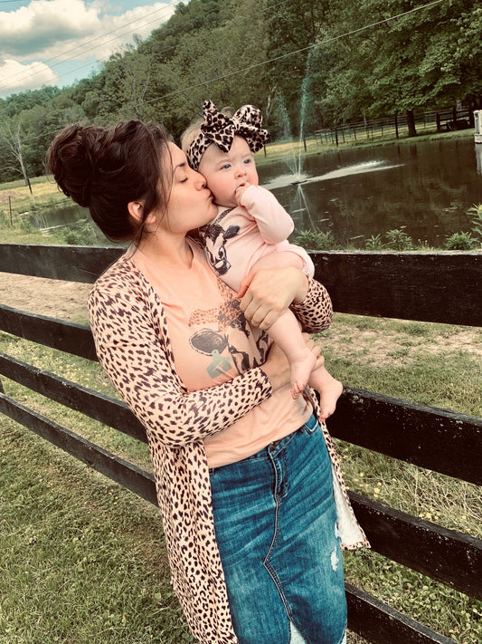 Cheetah Bandana Calf - Adult Tee (7pcs)