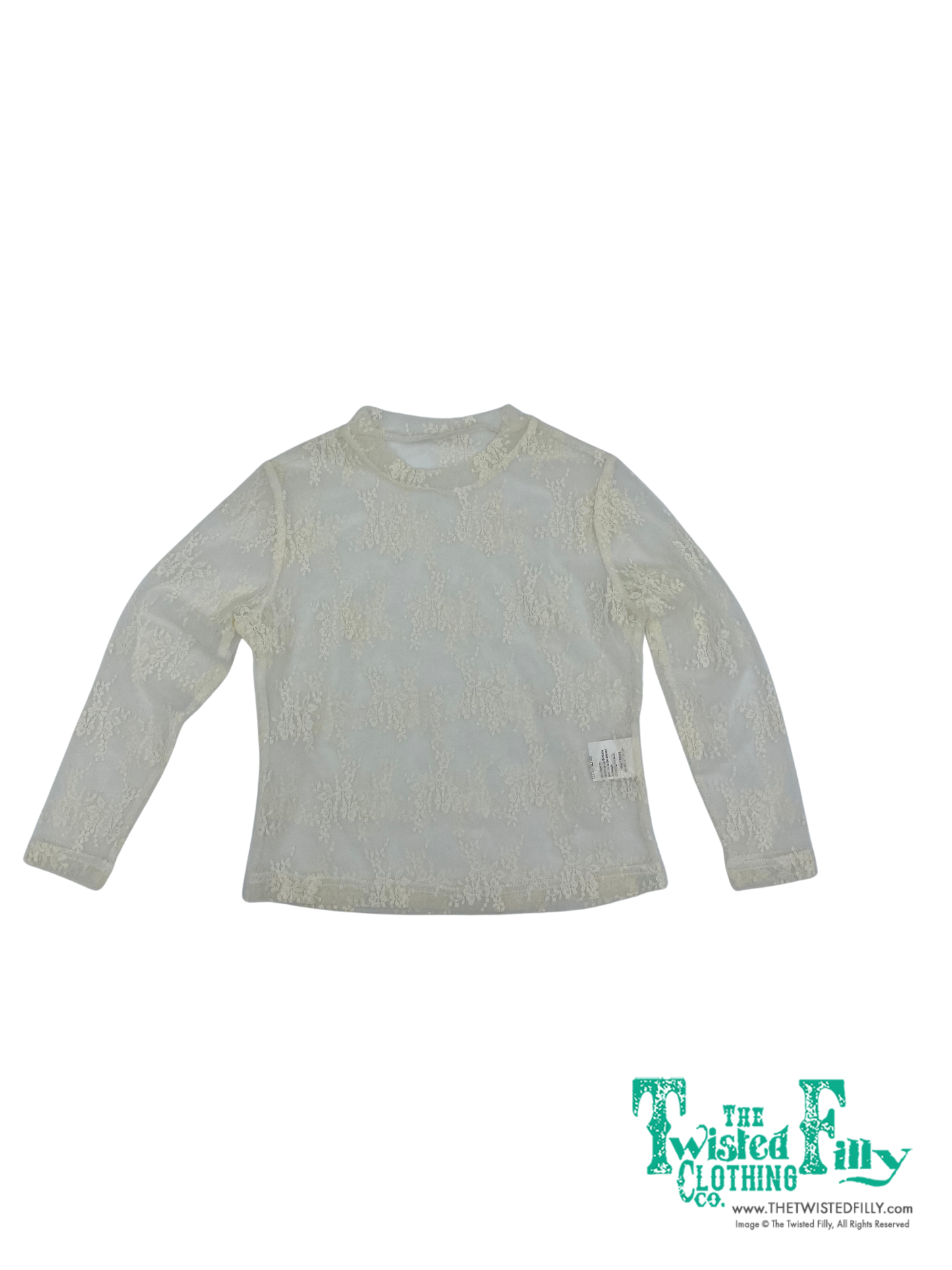 Toddler LS Lace Top - (4pcs)