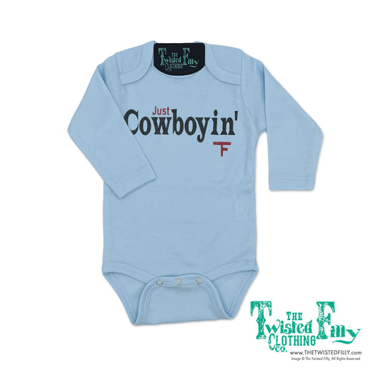Just Cowboyin' - L/S Infant One Piece (6pcs)