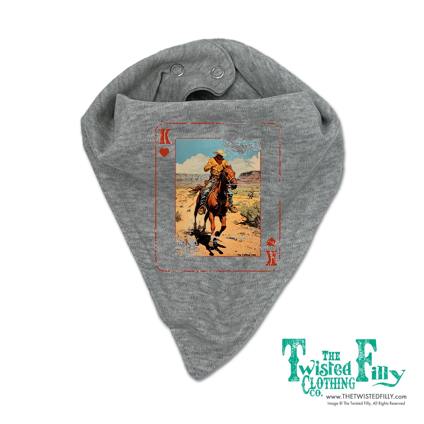 King Of Hearts - Bandana Bib (3pcs)