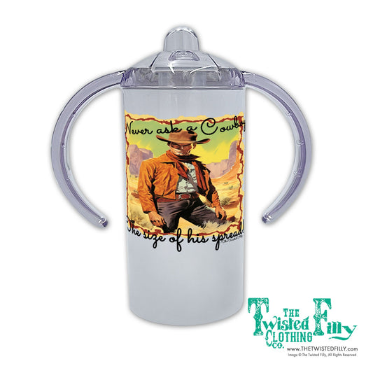 Never Ask A Cowboy Girls Toddler Sippy (2pc)