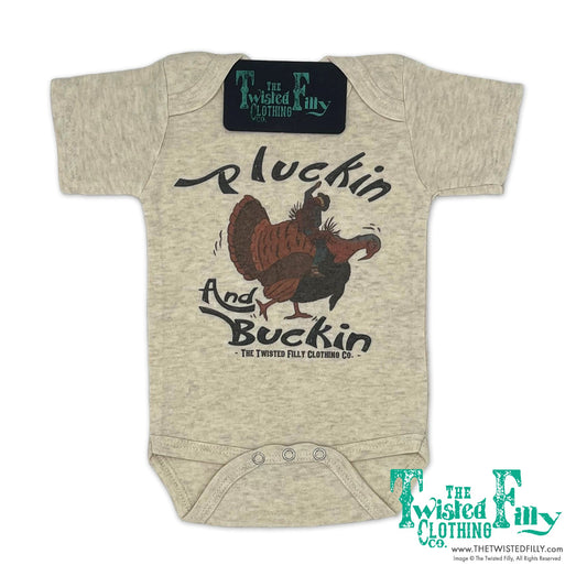 Pluckin and Buckin Cowboy - S/S Infant One Piece (6pcs)