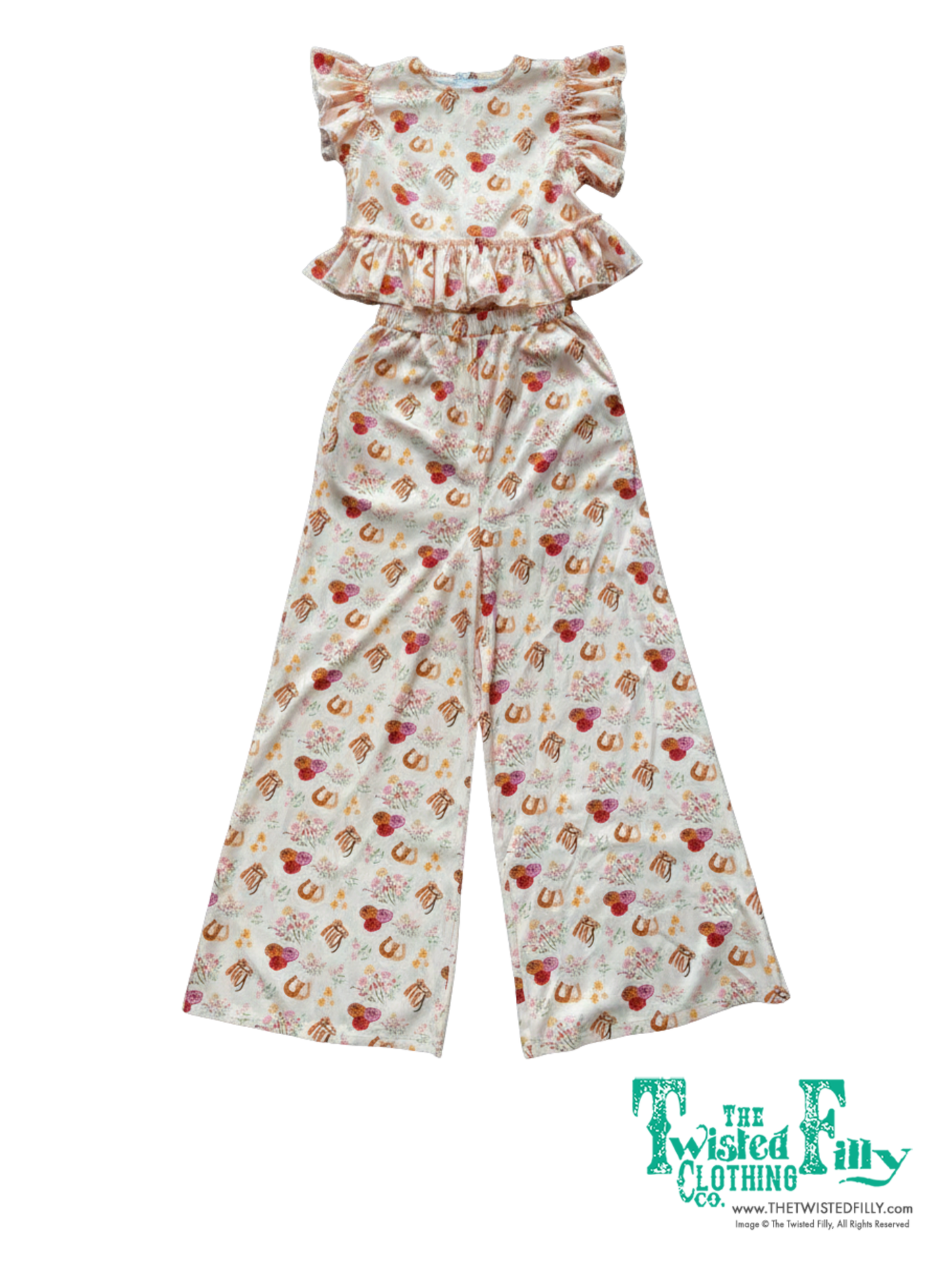 Pony Floral - Infant Ruffle Pant Set (6pcs)