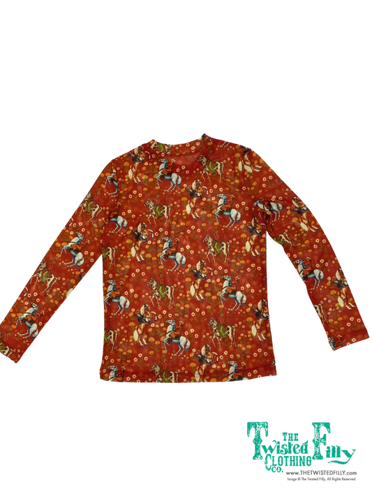 Red Cowboy - Infant Mesh LS Top (6pcs)