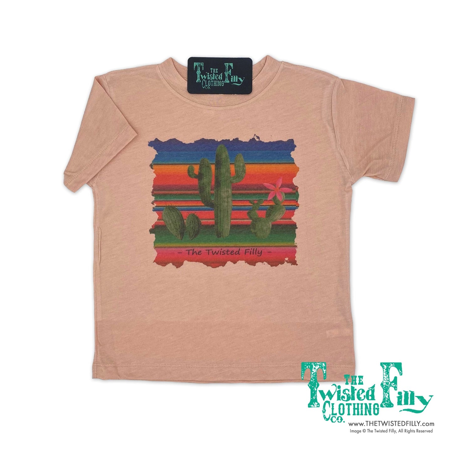 Serape Cactus W/ Flower - Toddler Tee (6pcs)