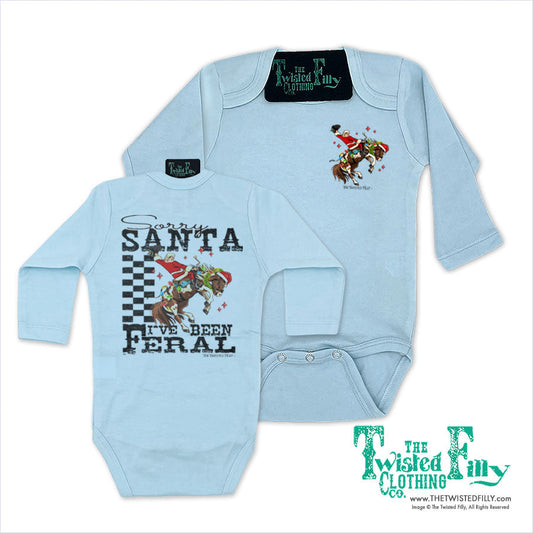 Sorry Santa I've Been Feral - Infant One Piece (6pcs)
