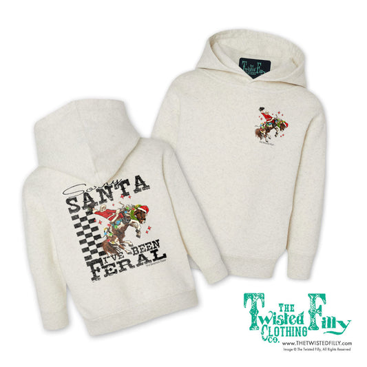 Sorry Santa I've Been Feral - Toddler Hoodie (6pcs)