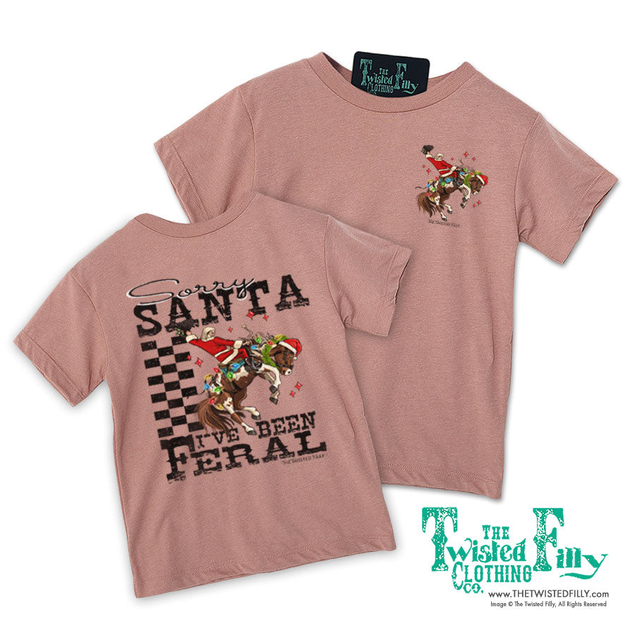 Sorry Santa I've Been Feral - S/S Toddler Tee (6pcs)