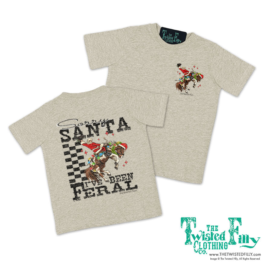 Sorry Santa I've Been Feral - S/S Toddler Tee (6pcs)