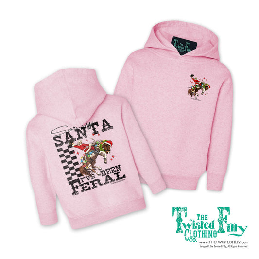 Sorry Santa I've Been Feral - Youth Hoodie (7pcs)