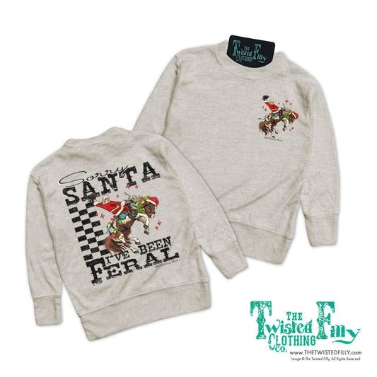 Sorry Santa I've Been Feral - Youth Pullover (7pcs)