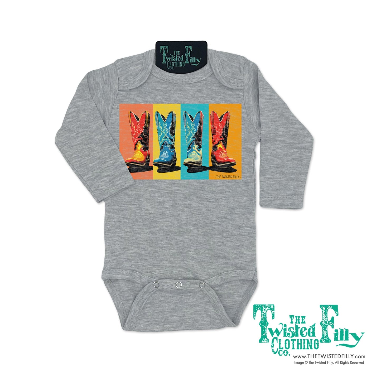 The Boots - L/S Infant One Piece (6pcs)