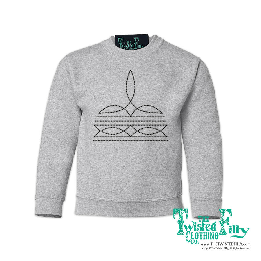 Boot Stitch - Youth Sweatshirt (7pcs)