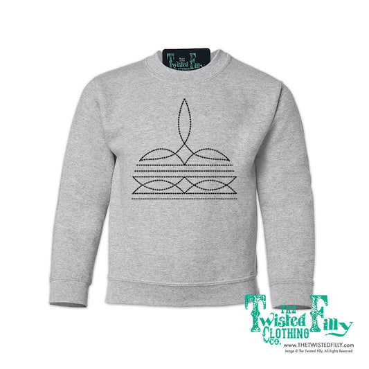 Boot Stitch - Youth Sweatshirt (7pcs)