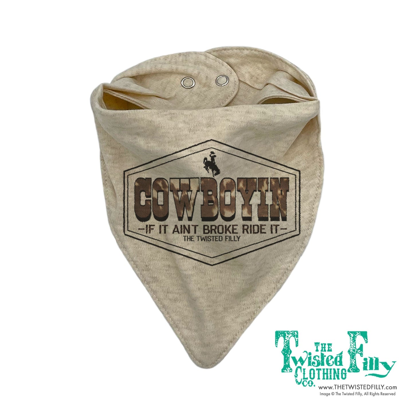 Triangle Cowboy - Infant Bib (3pcs)