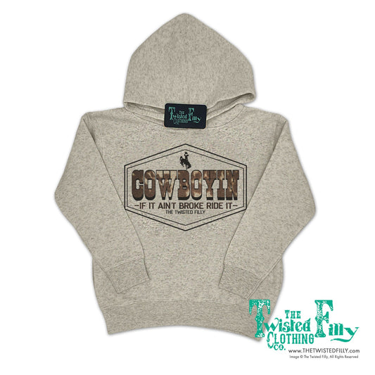 Triangle Cowboy - Toddler Hoodie - Oatmeal (6pcs)