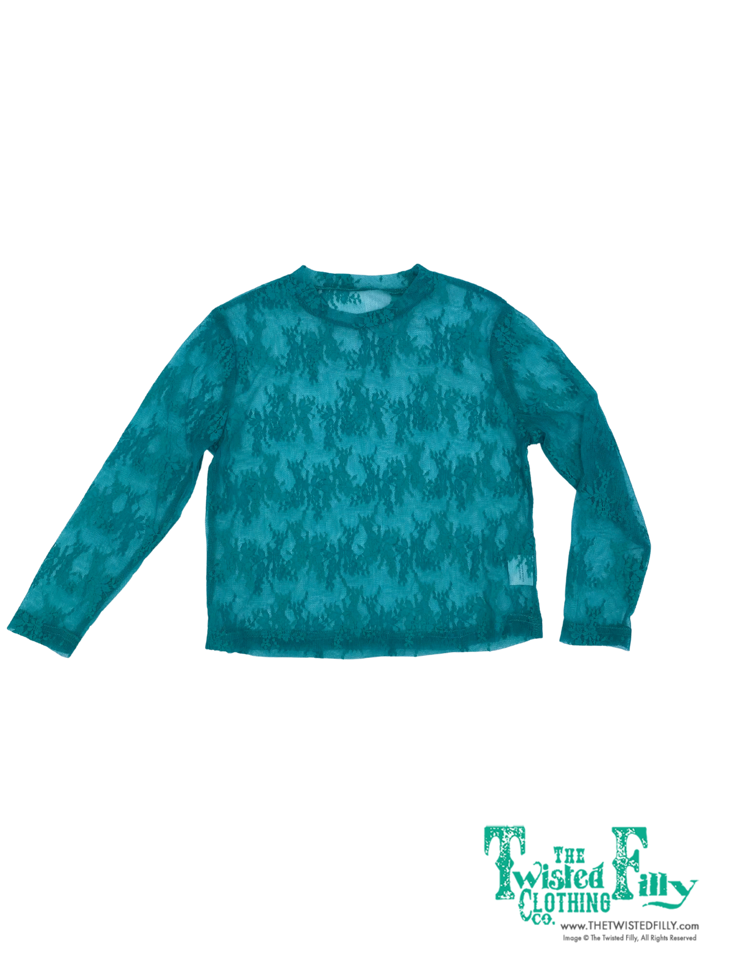 Toddler LS Lace Top - (4pcs)