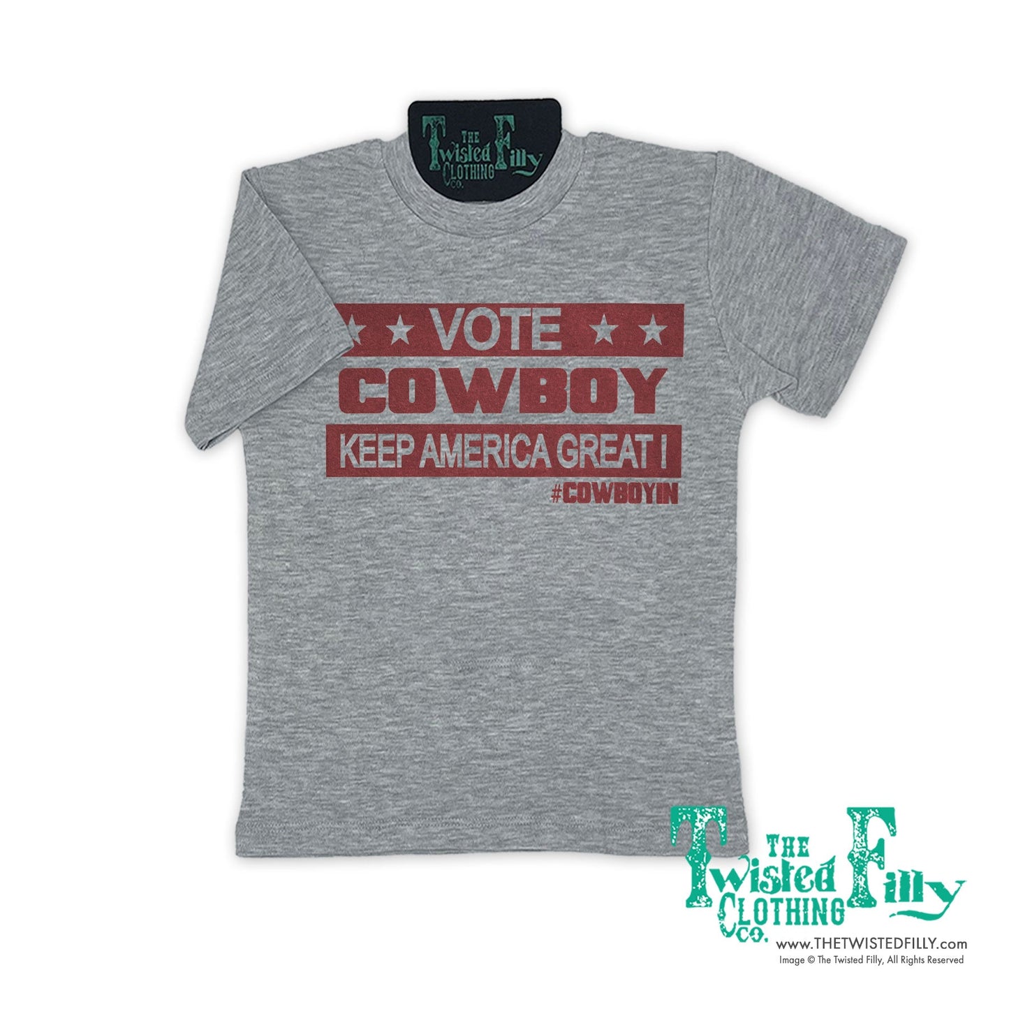 Vote Cowboy Keep America Great! - Youth Tee (6 Pcs)
