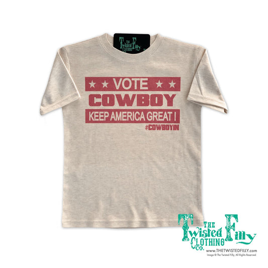 Vote Cowboy Keep America Great! - Youth Tee (6 Pcs)
