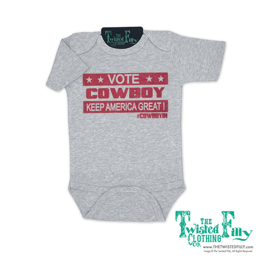 Vote Cowboy Keep America Great! - Infant One Piece (6pcs)
