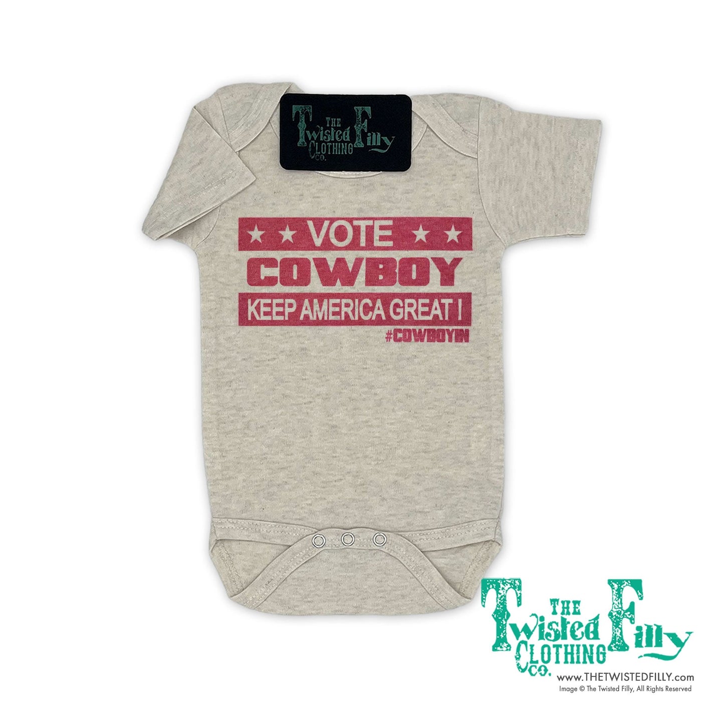 Vote Cowboy Keep America Great! - Infant One Piece (6pcs)