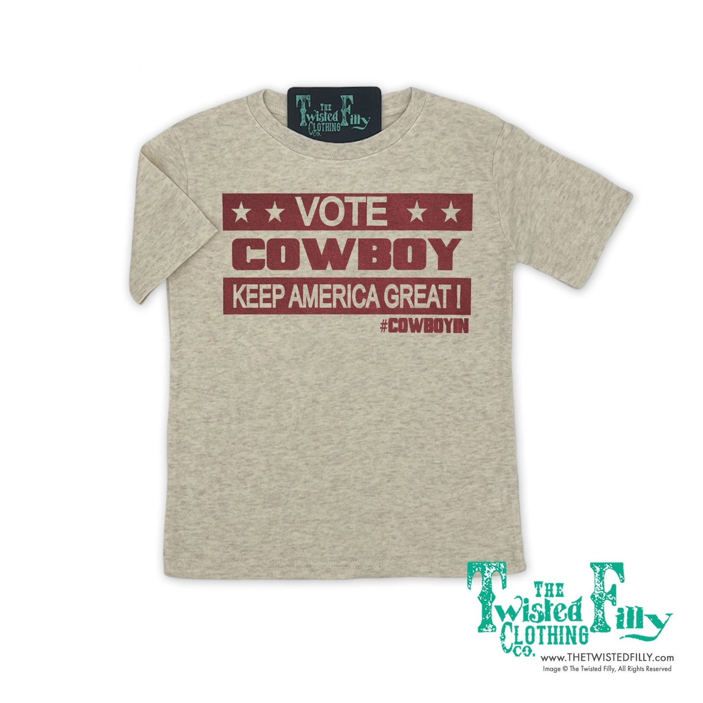 Vote Cowboy Keep America Great! - Toddler Tee (6pcs)