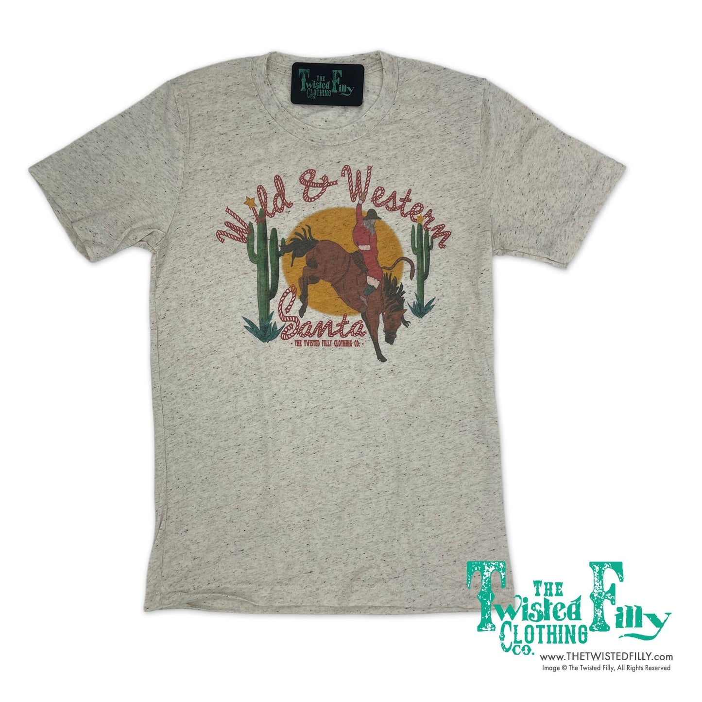 Wild & Western Santa - S/S Adult Tee  (7 Pcs)